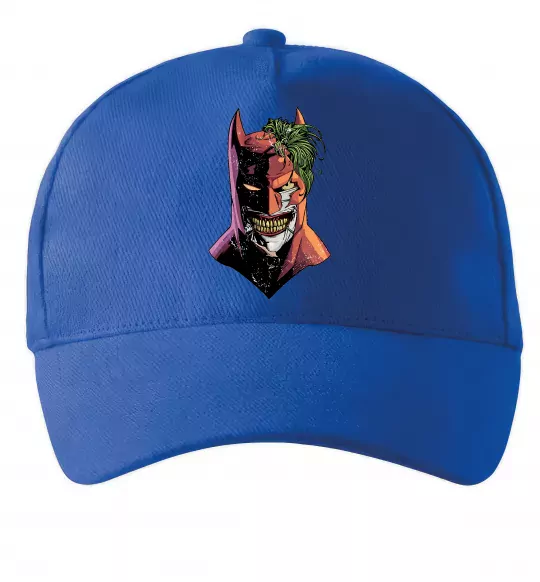 Кепка Бетмен-Джокер Ярко-синий фото