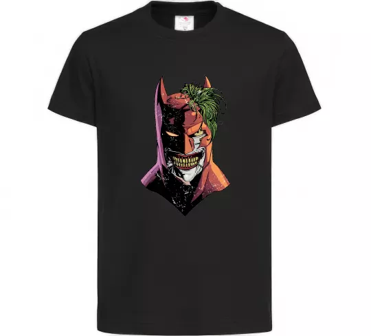 Детская футболка Бетмен-Джокер Черный фото