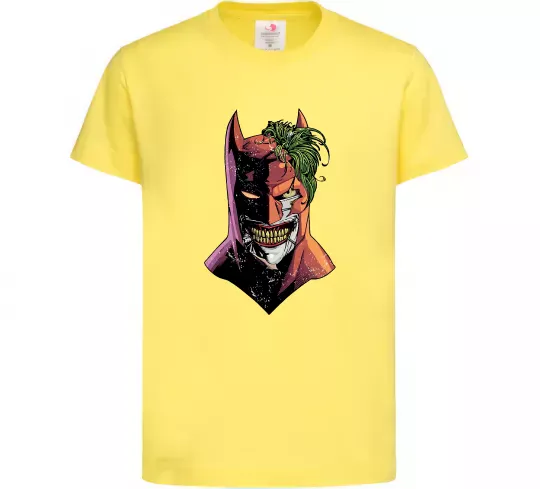Детская футболка Бетмен-Джокер Лимонный фото