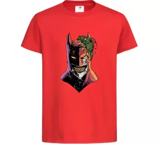 Детская футболка Бетмен-Джокер Красный фото