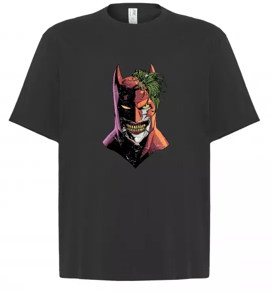 Футболка Оверсайз Бетмен-Джокер Черный фото