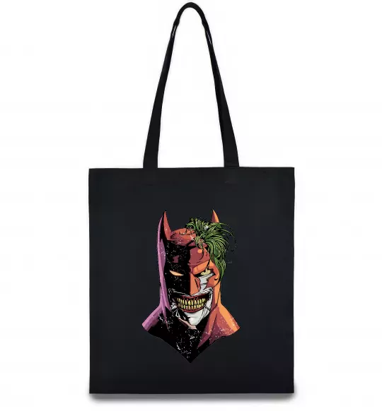 Еко-сумка Бетмен-Джокер Чорний фото