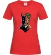 Жіноча футболка Бетмен-Джокер Червоний фото