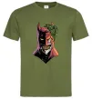 Чоловіча футболка Бетмен-Джокер Оливковий Чоловіча футболка Бетмен-Джокер Оливковий фото