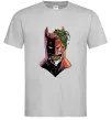 Чоловіча футболка Бетмен-Джокер Сірий Чоловіча футболка Бетмен-Джокер Сірий фото