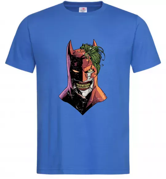 Чоловіча футболка Бетмен-Джокер Яскраво-синій фото