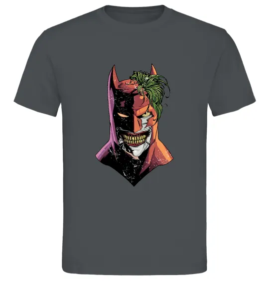 Чоловіча футболка Бетмен-Джокер Графіт фото