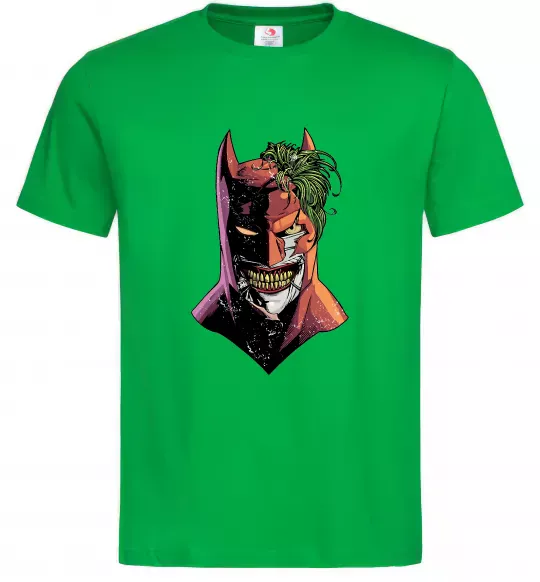 Чоловіча футболка Бетмен-Джокер Зелений фото
