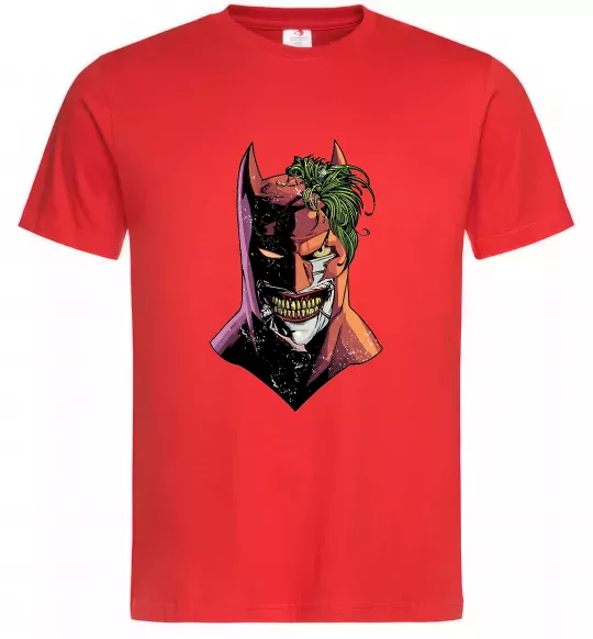 Чоловіча футболка Бетмен-Джокер Червоний фото