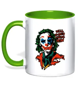 Чашка с цветной ручкой