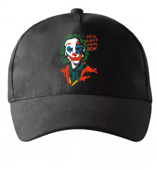 Кепка No one`s laughing now Чорний фото