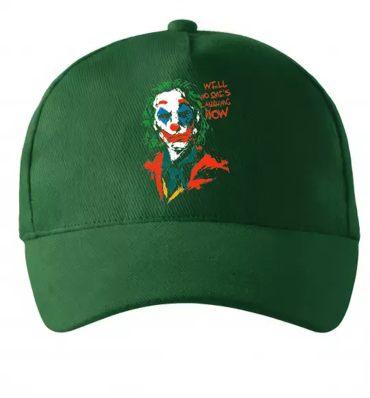 Кепка No one`s laughing now Темно-зелений фото