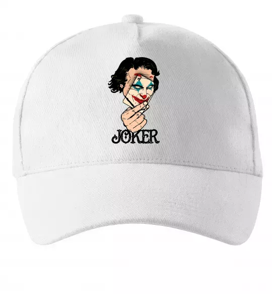 Кепка Joker card Білий фото