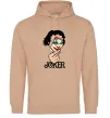 Мужская толстовка (худи) Joker card Песочный фото
