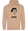 Женская толстовка (худи) Joker card Песочный фото