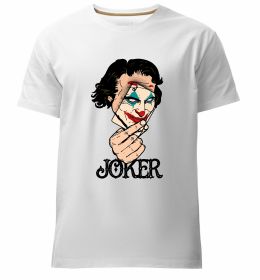 Мужская премиум футболка Joker card