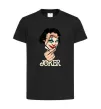 Детская футболка Joker card Черный фото