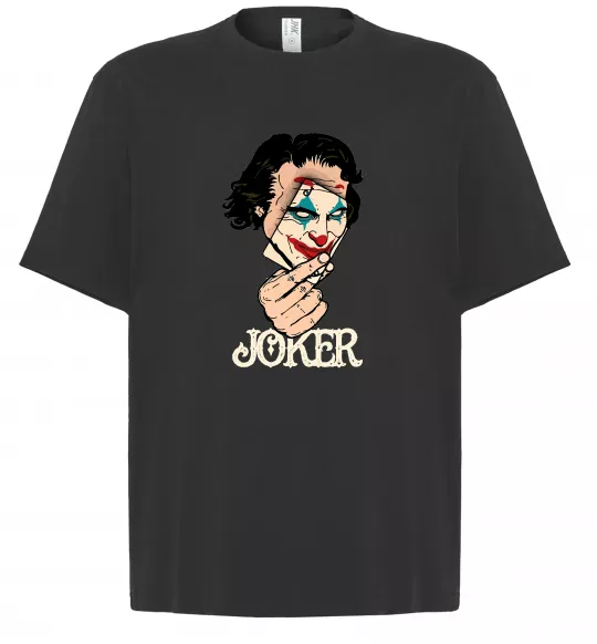 Футболка Оверсайз Joker card Черный фото