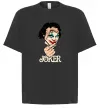 Футболка Оверсайз Joker card Черный фото