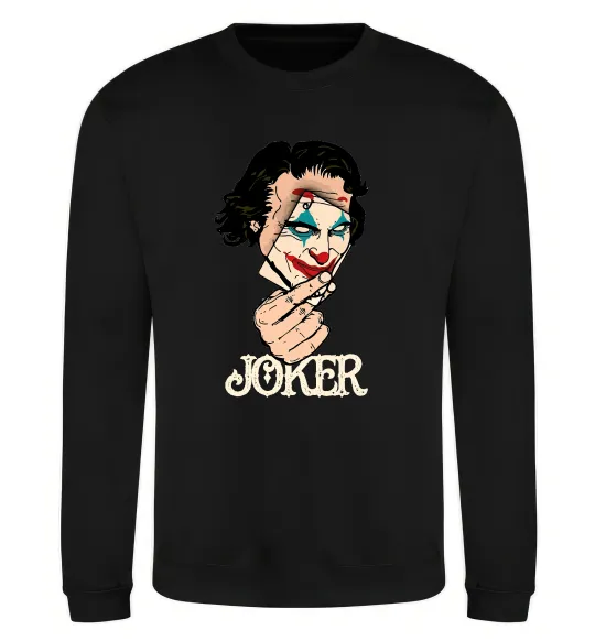 Свитшот Joker card Черный фото