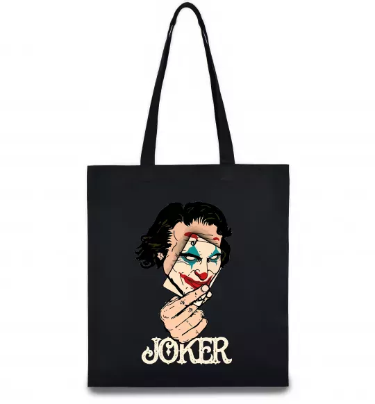 Эко-сумка Joker card Черный фото