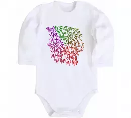 Дитячий бодік Joker Ha-ha-ha Білий фото