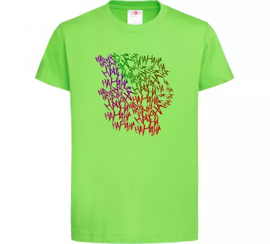 Детская футболка Joker Ha-ha-ha Лаймовый фото