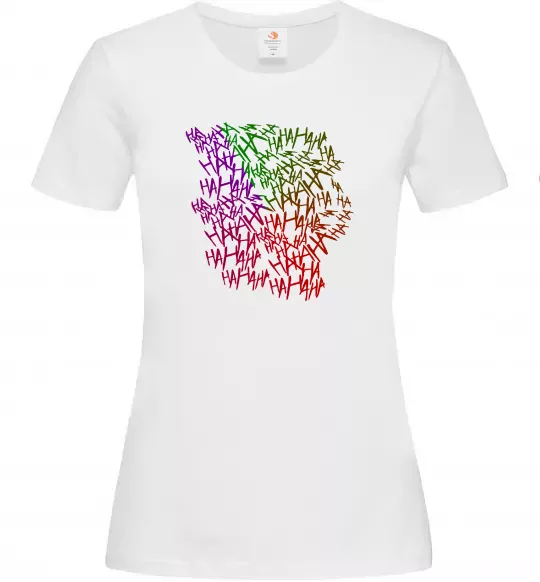 Жіноча футболка Joker Ha-ha-ha Білий фото