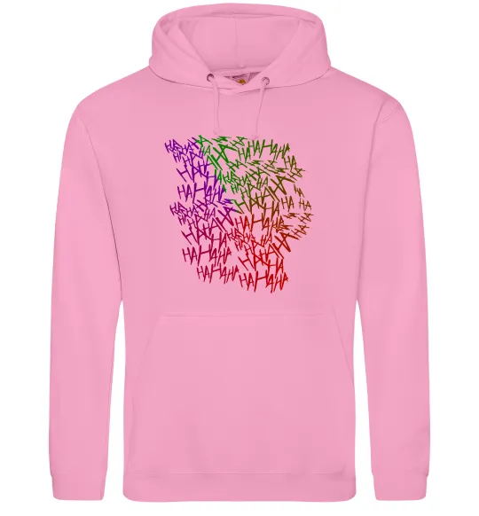 Чоловіча толстовка (худі) Joker Ha-ha-ha Рожевий фото