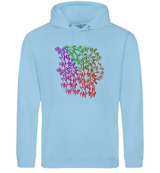 Жіноча толстовка (худі) Joker Ha-ha-ha Блакитний фото