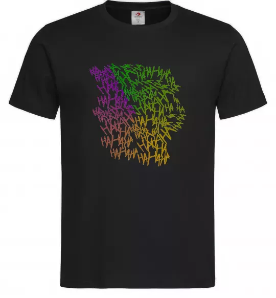 Чоловіча футболка Joker Ha-ha-ha Чорний фото