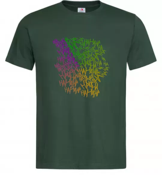 Чоловіча футболка Joker Ha-ha-ha Темно-зелений фото