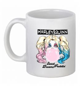 Чашка керамическая Harley Quinn з жуйкою