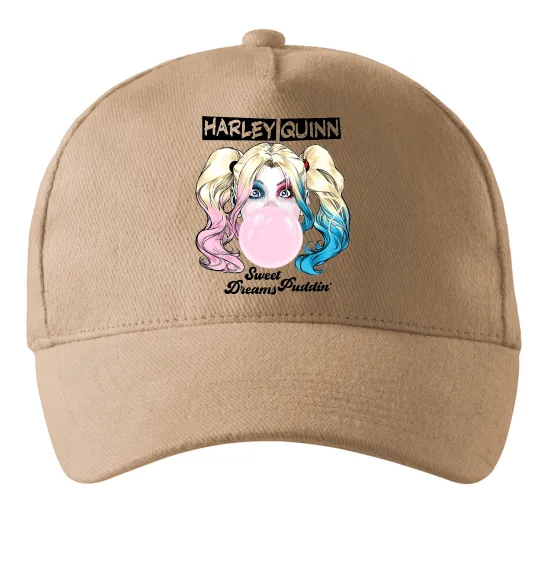 Кепка Harley Quinn з жуйкою Песочный фото