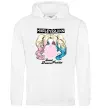 Жіноча толстовка (худі) Harley Quinn з жуйкою Білий фото