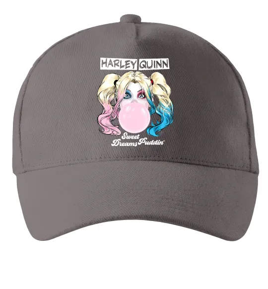 Кепка Harley Quinn з жуйкою Серый фото