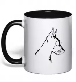 Чашка с цветной ручкой