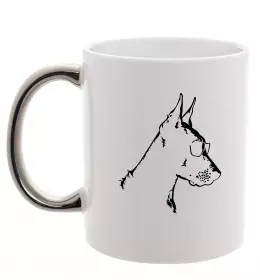 Чашка с цветной ручкой