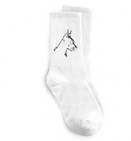 Шкарпетки Доберман в окулярах