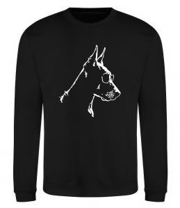 Світшот Доберман в окулярах