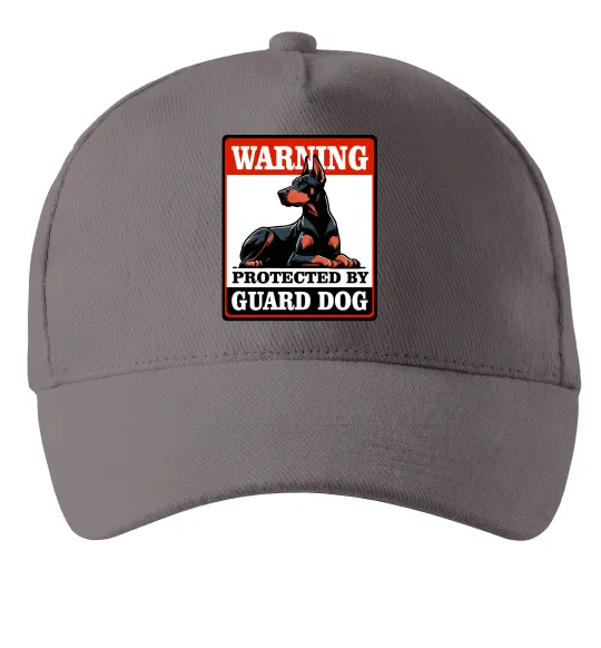 Кепка Warning Doberman Серый фото