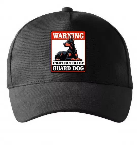 Кепка Warning Doberman Черный фото