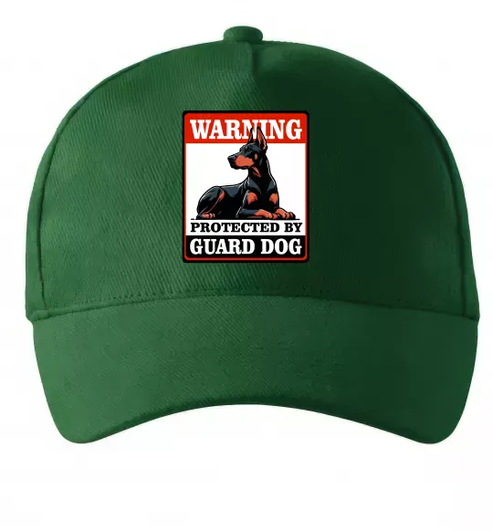 Кепка Warning Doberman Темно-зеленый фото