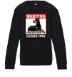 Детский Свитшот Warning Doberman Черный фото