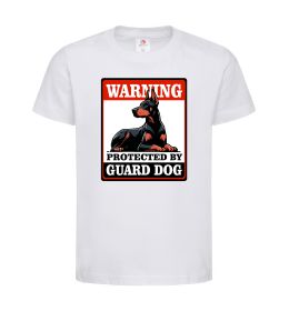 Детская футболка Warning Doberman Детская футболка Warning Doberman