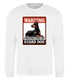 Свитшот Warning Doberman Белый Свитшот Warning Doberman Белый фото
