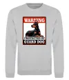Свитшот Warning Doberman Серый меланж Свитшот Warning Doberman Серый меланж фото