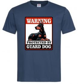 Мужская футболка Warning Doberman