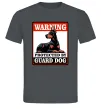 Чоловіча футболка Warning Doberman Графіт фото