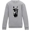 Детский Свитшот Wanted Доберман Серый меланж фото